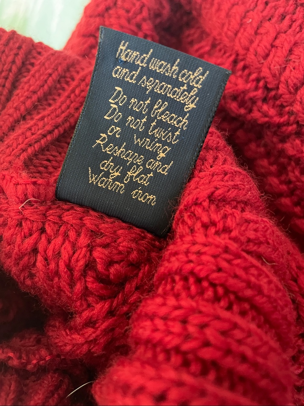 Paul James Wool Cable Knit Turtleneck Sweater - Picture 4 of 4